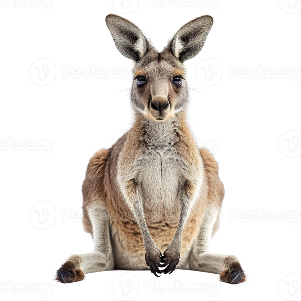 AI generated Kangaroo isolated on transparent background png