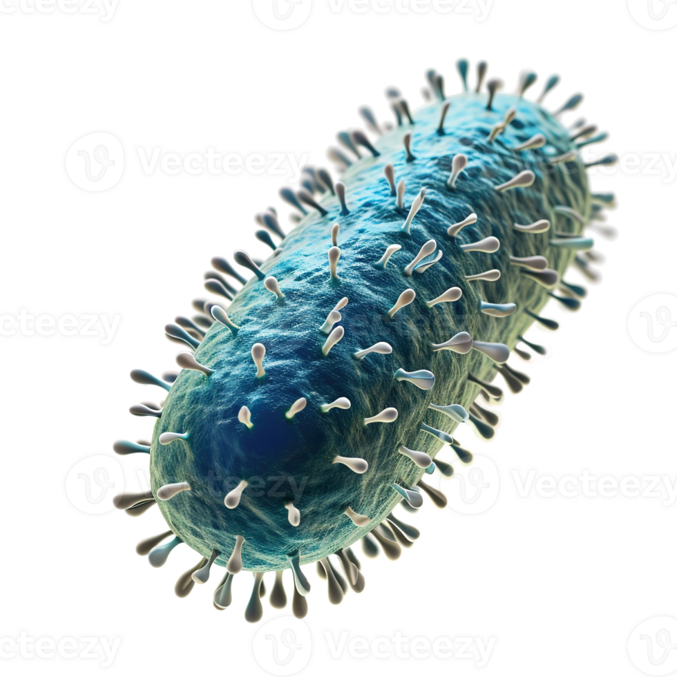 AI generated Microbe isolated on transparent background png