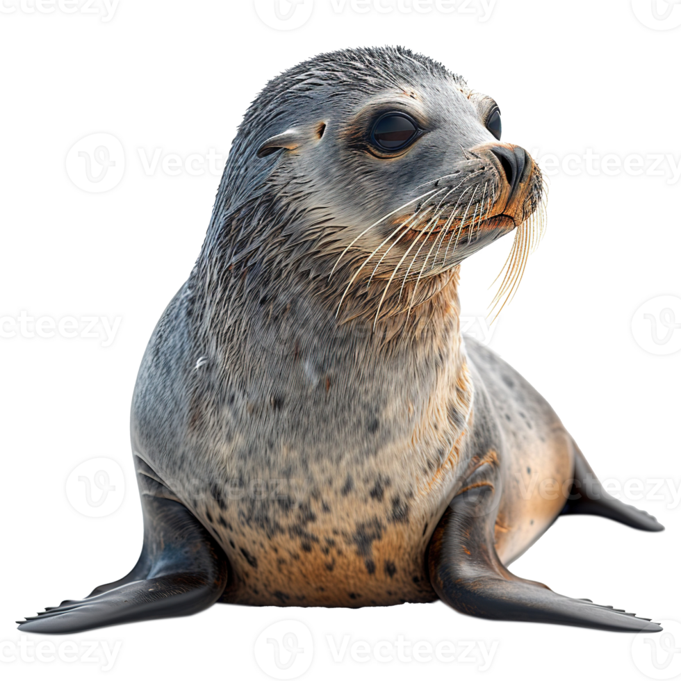 AI generated Seal isolated on transparent background png