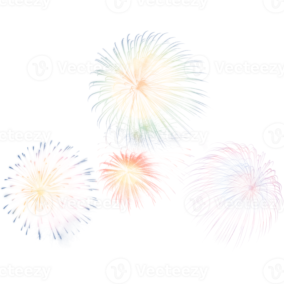 fuoco d'artificio scintillare luce stellare festa celebrazione vacanza nuovo anno anniversario scoppiare esplosione png