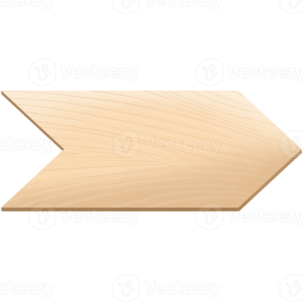 Wooden signboard illustration icon symbol arrow pointer stand png