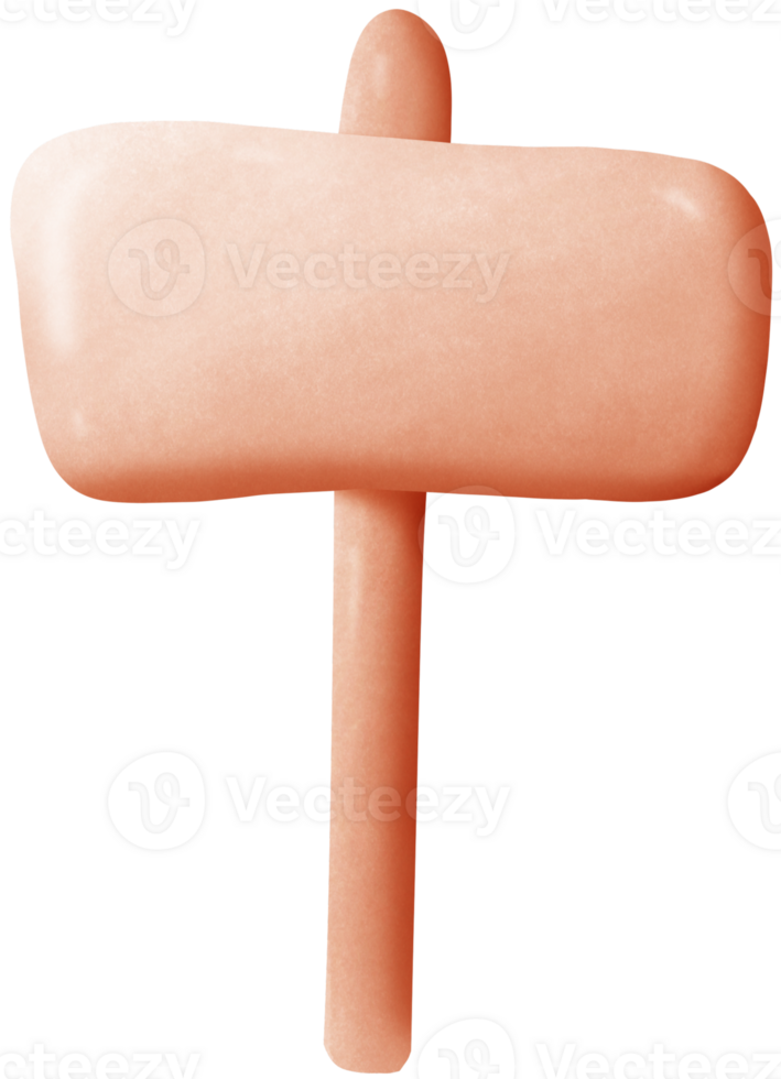 illustration of a wooden sign png