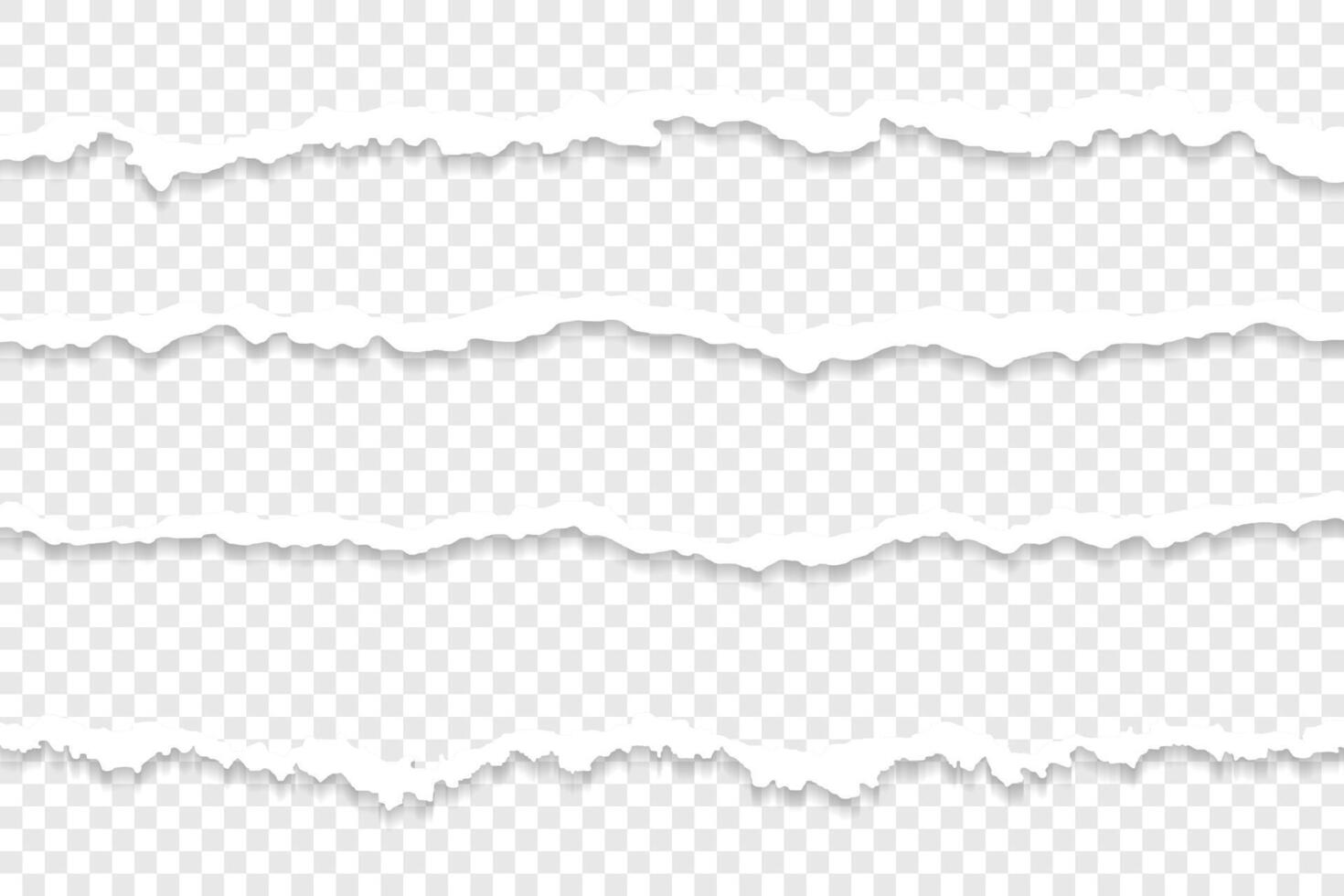 Ripped Paper Torn Collection Background vector