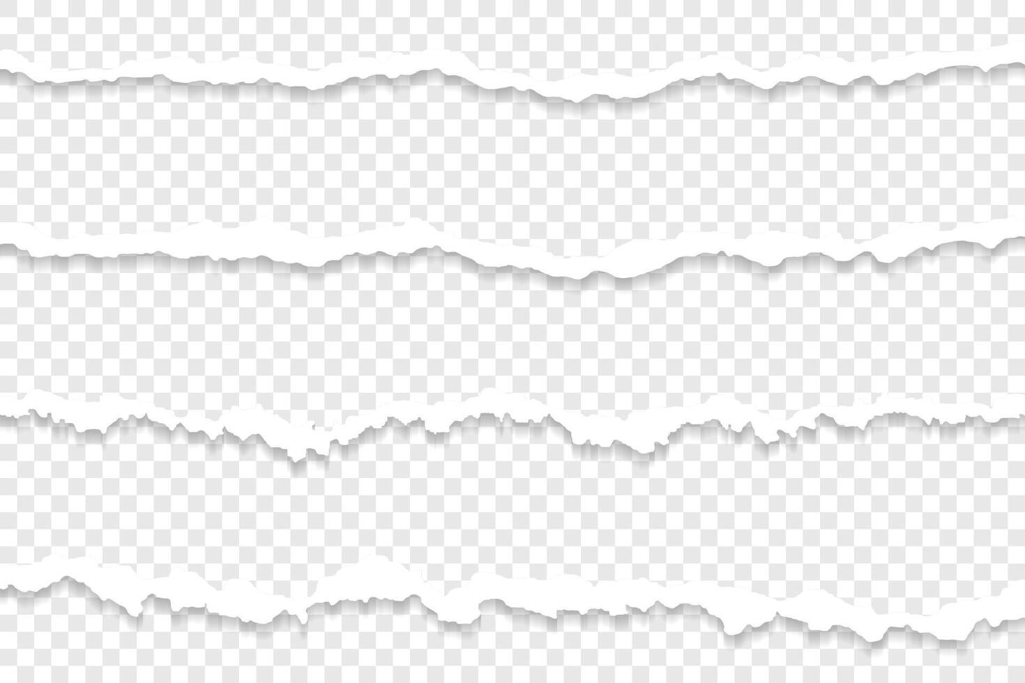 Ripped Paper Torn Collection Background vector