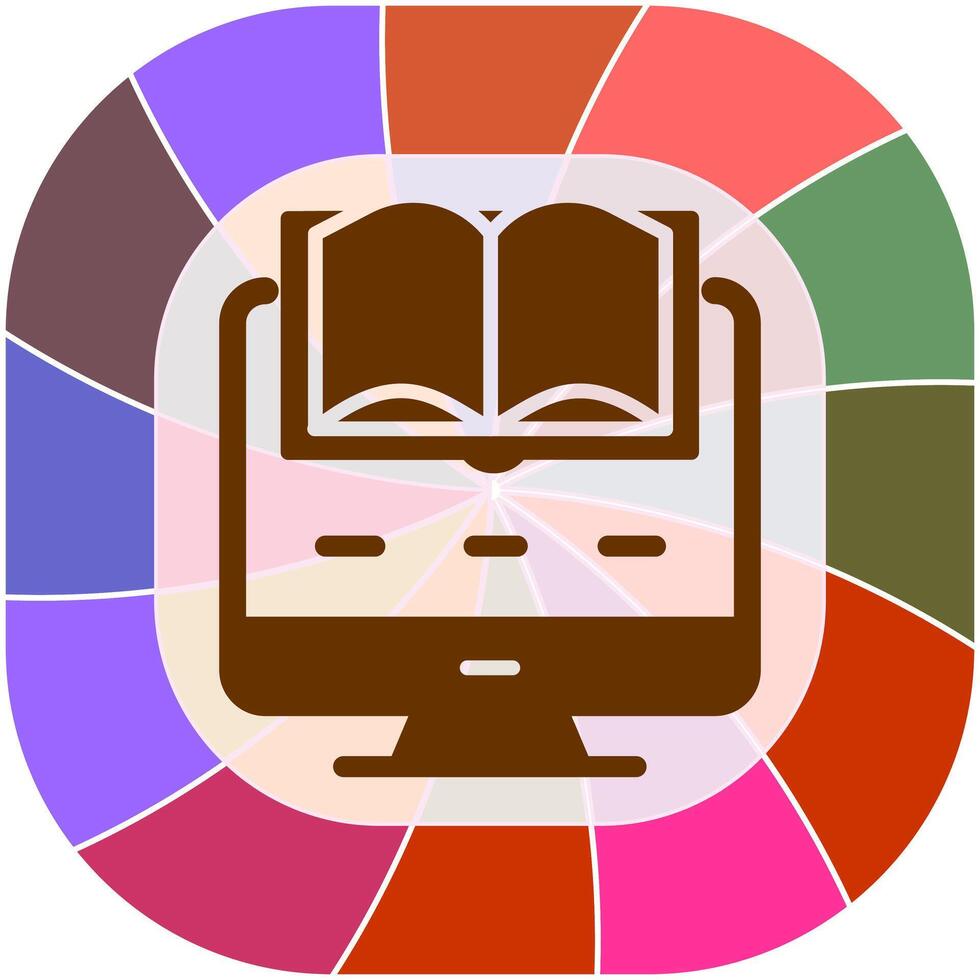 Digital Learning Vector Icon