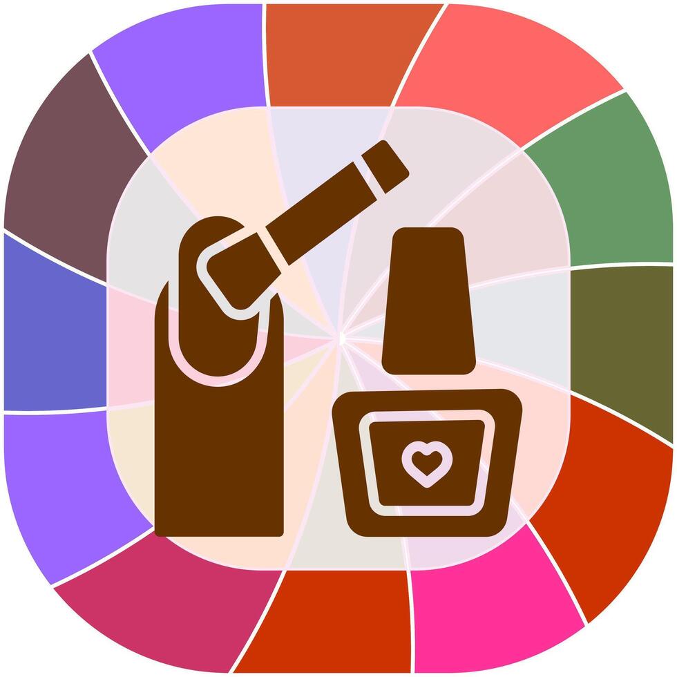 Nail Polish Vector Icon