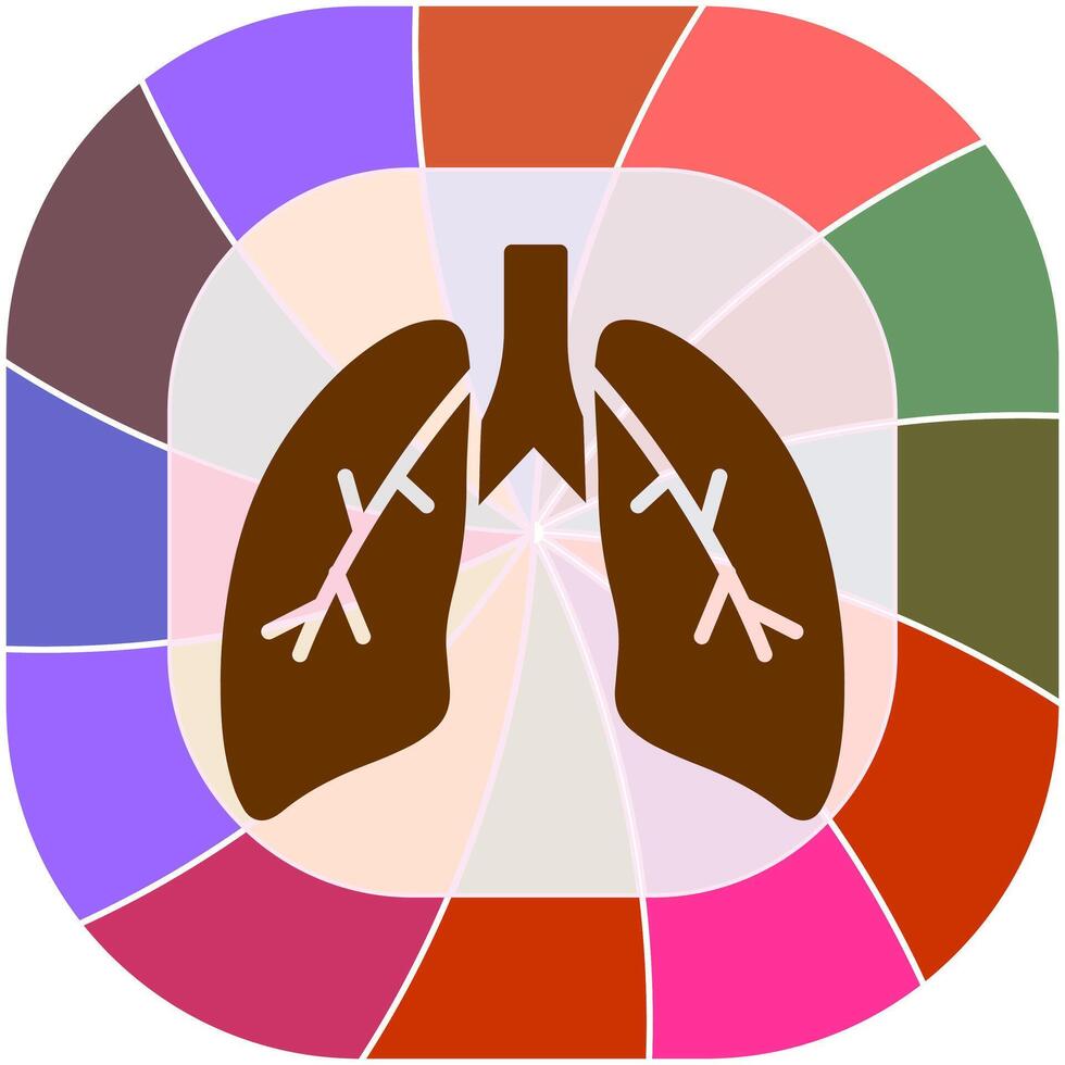 Lungs Vector Icon