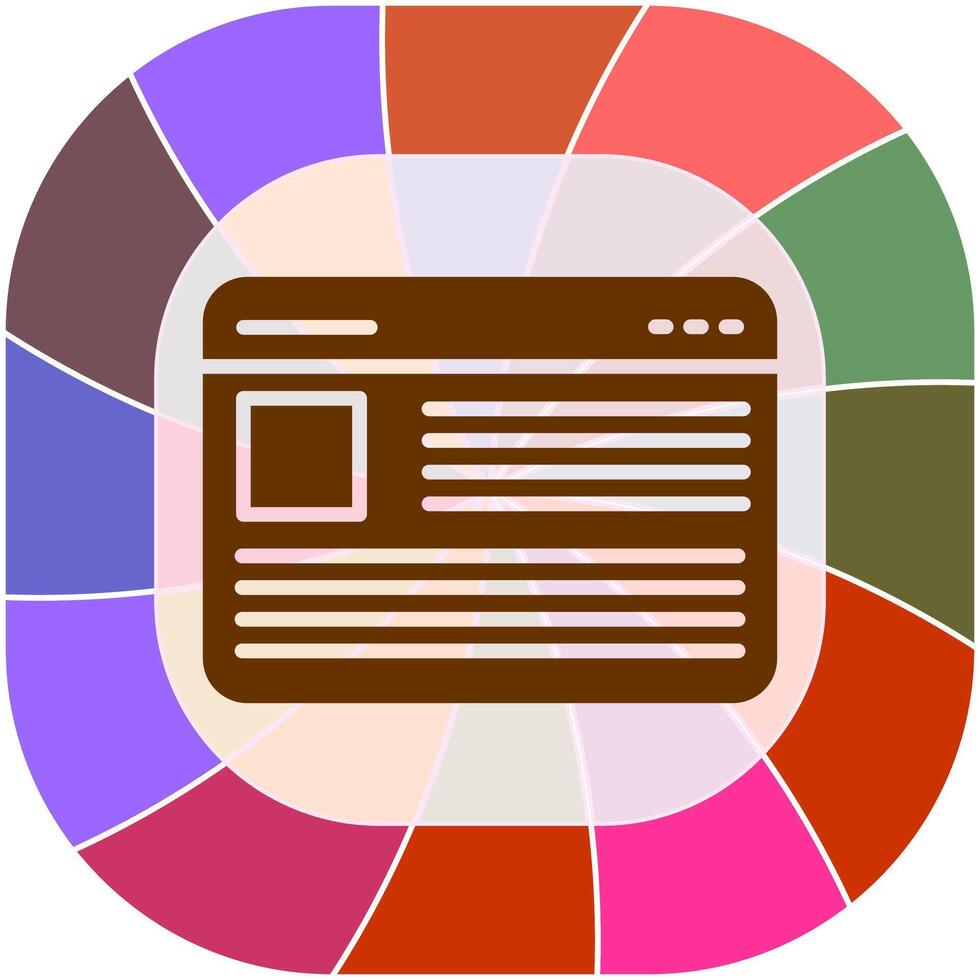Blogging Services Vector Icon