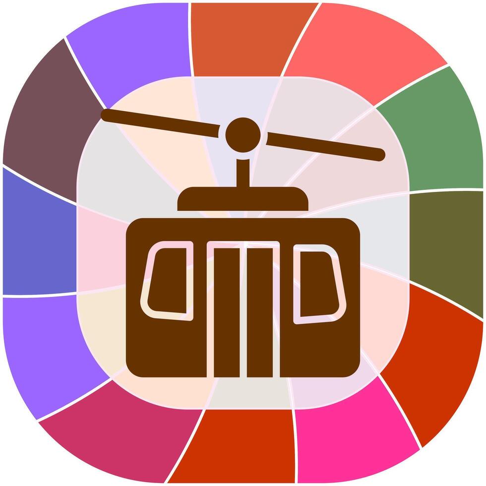 Cable Car Vector Icon