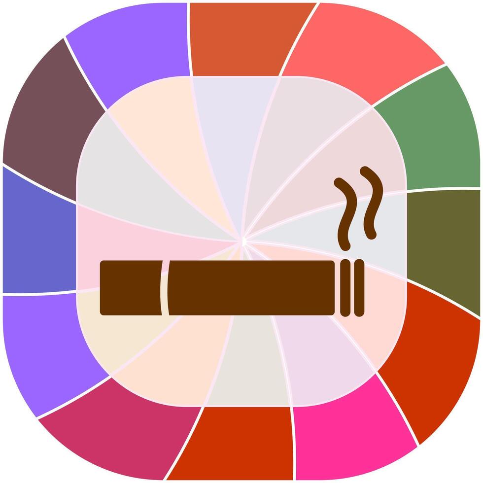 icono de vector de cigarrillo