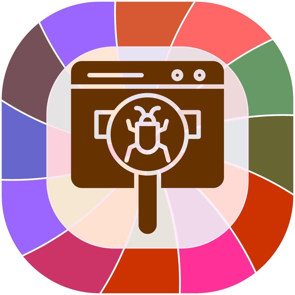 Web Bug Vector Icon