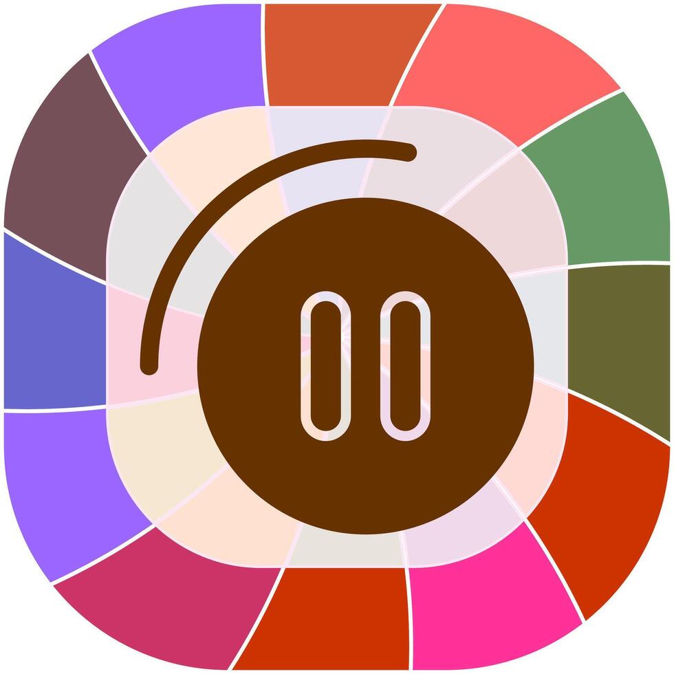 Pause Button Vector Icon