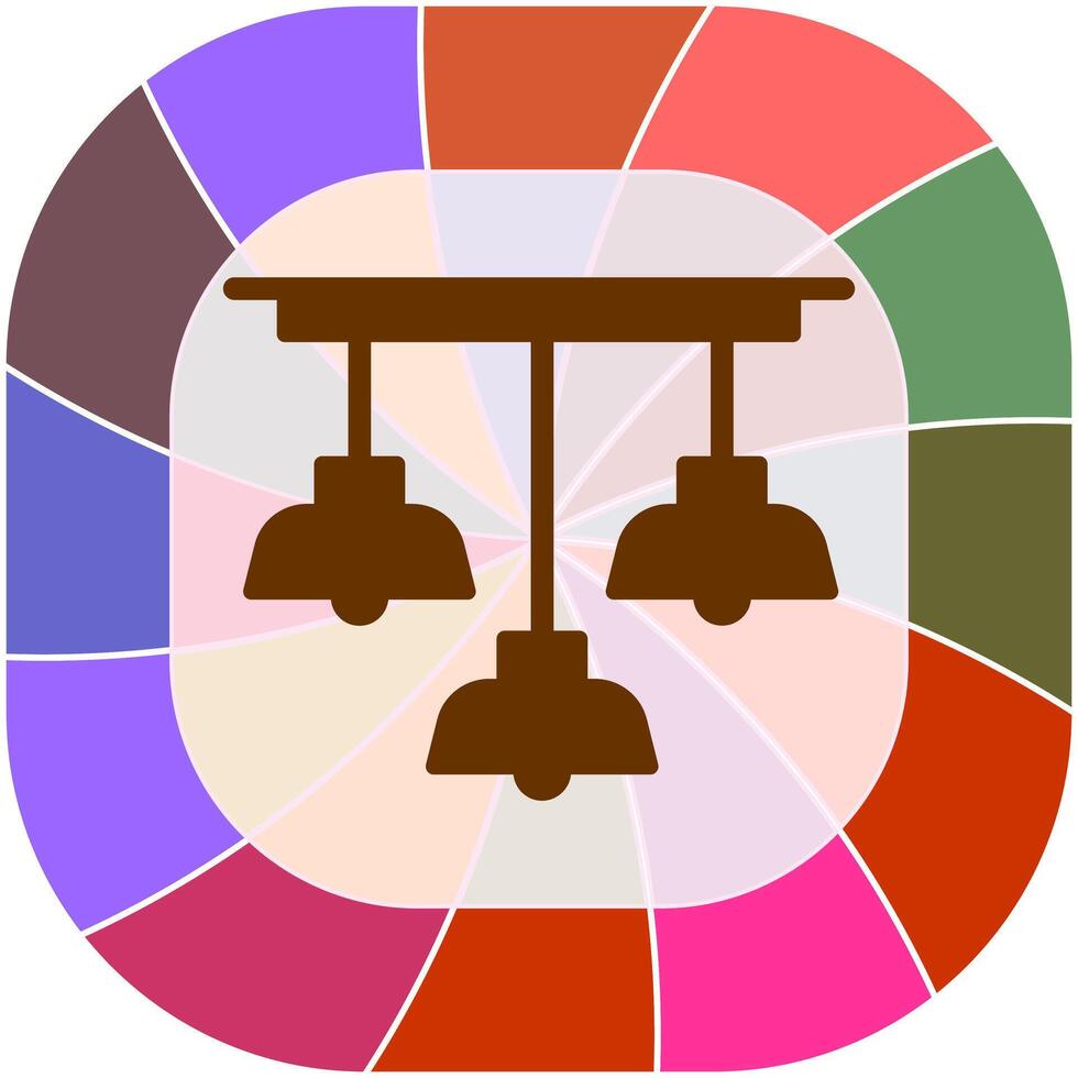 Overhead Light Vector Icon