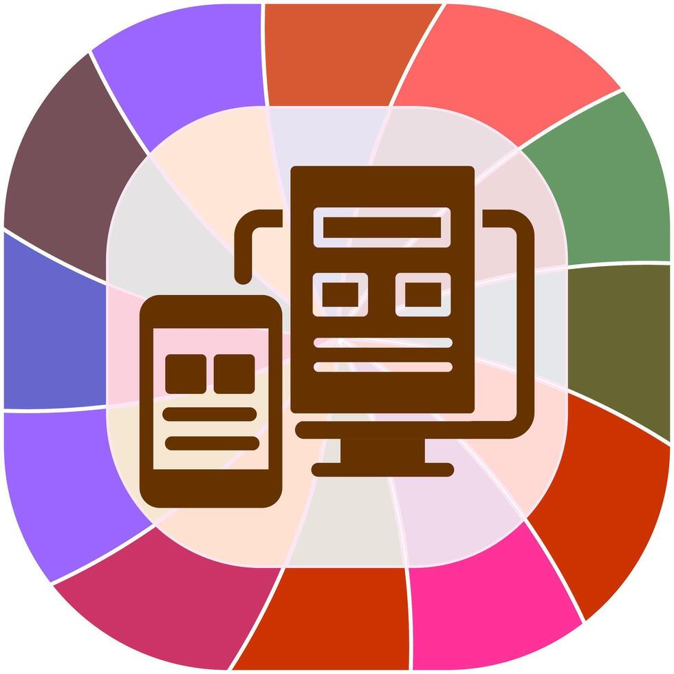 Adaptive Layout Vector Icon
