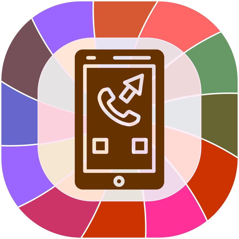 Outgoing Call Vector Icon