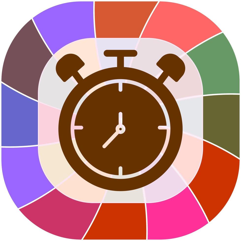 Large Clock Vector Icon