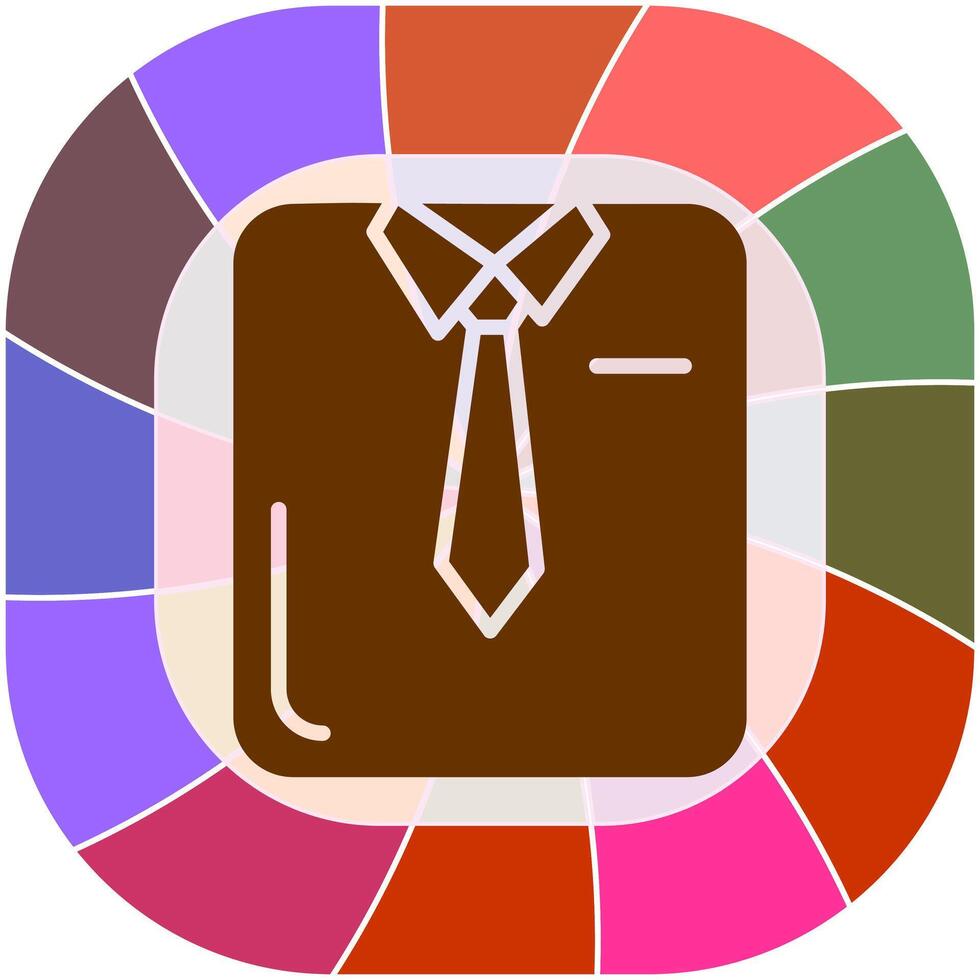 icono de vector de traje