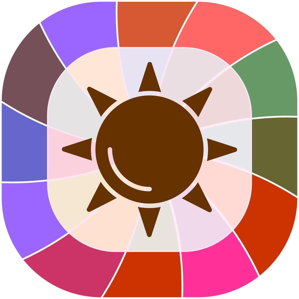 Sun II Vector Icon