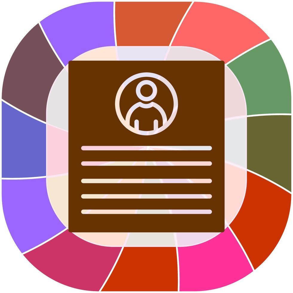 Client Profile Vector Icon