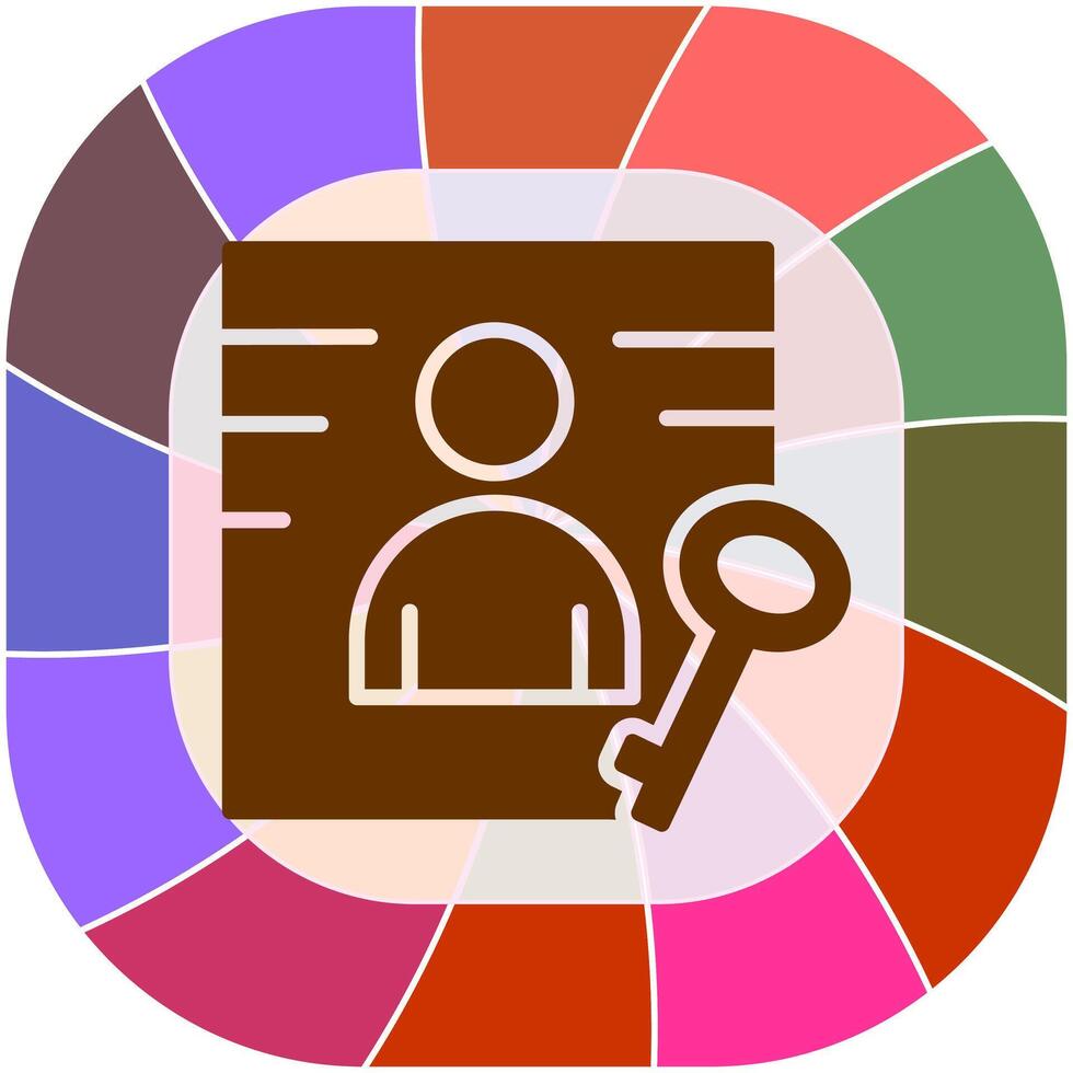 Business Key Vector Icon