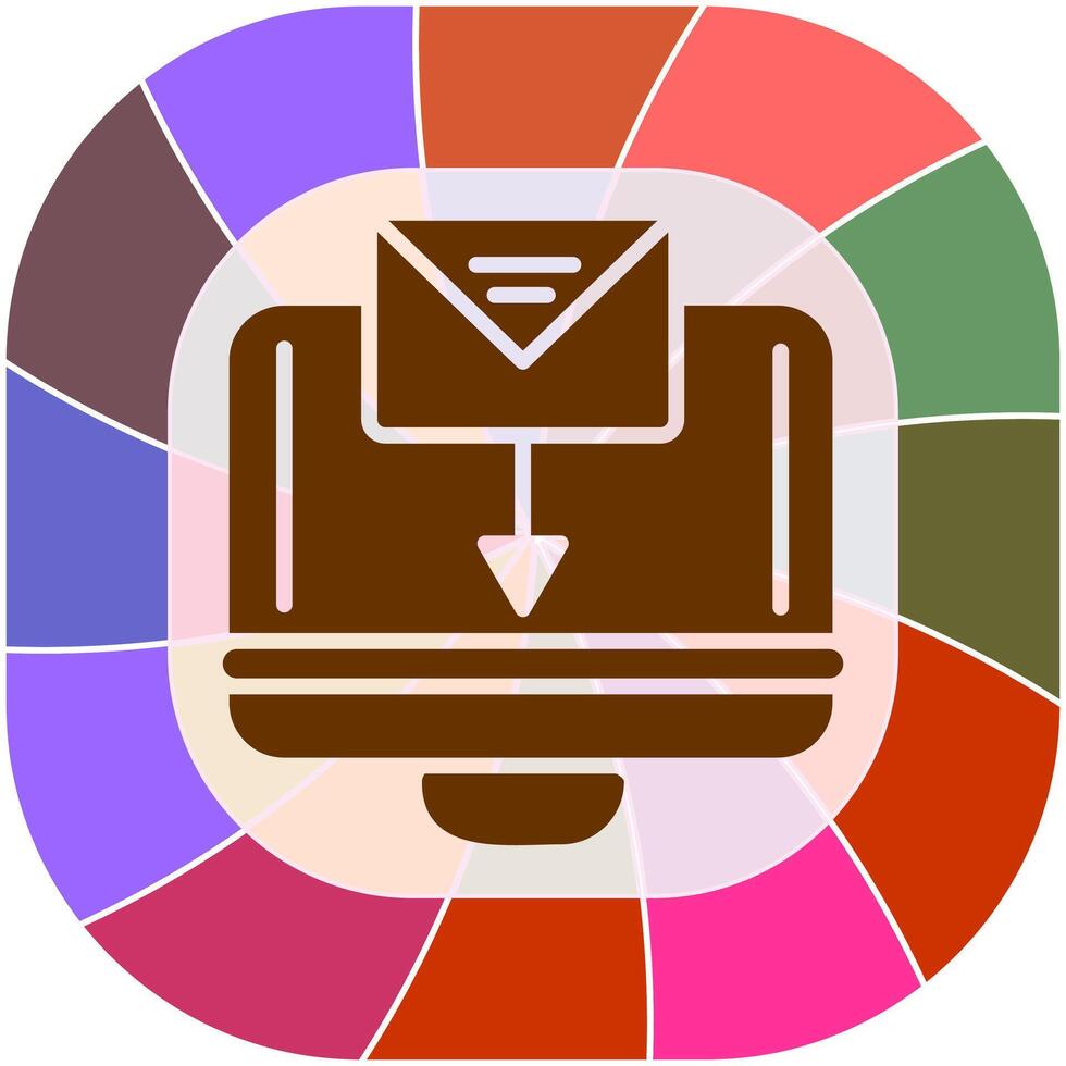 Mail Upload Vector Icon