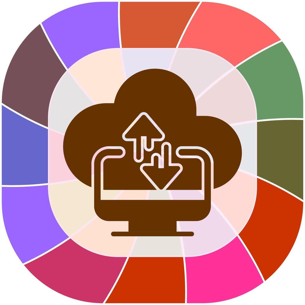 Data Transfer Vector Icon