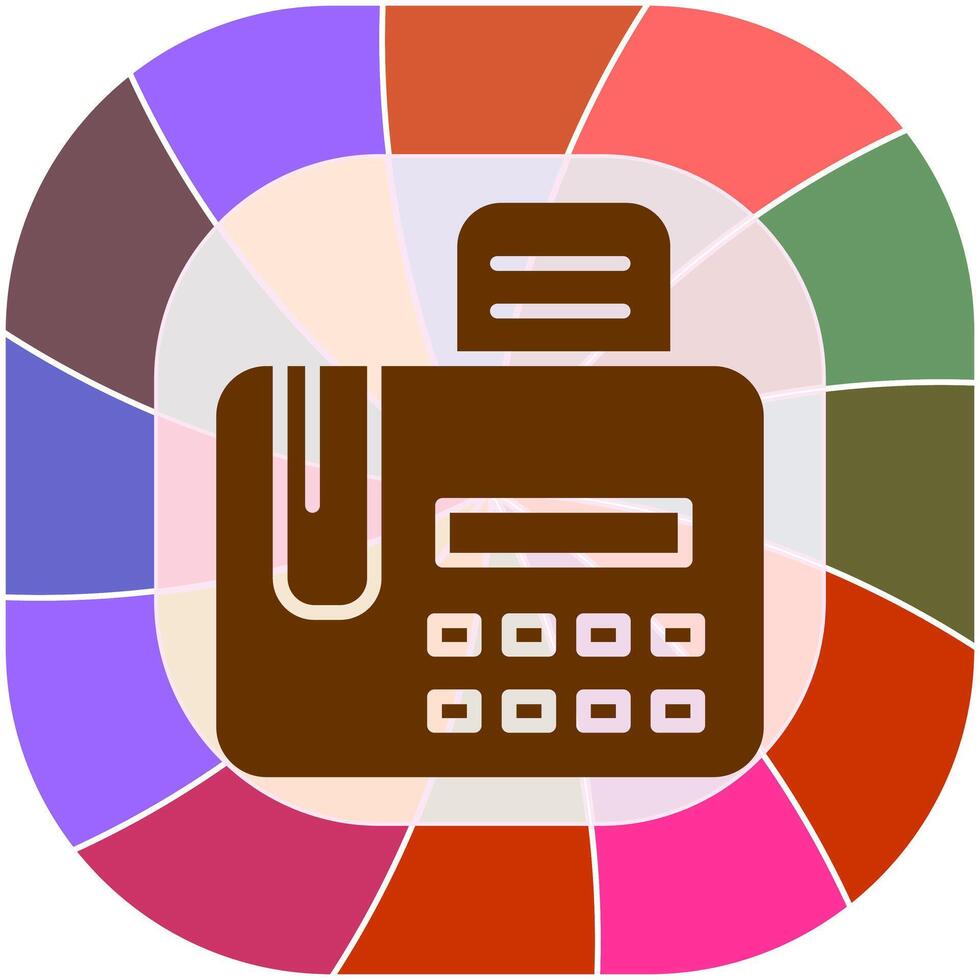 Fax Machine Vector Icon