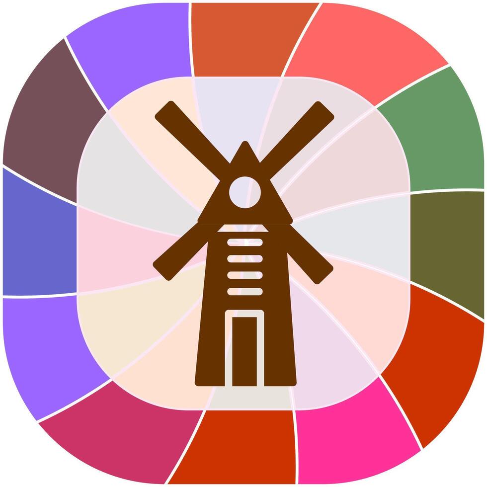 Windmill Vector Icon