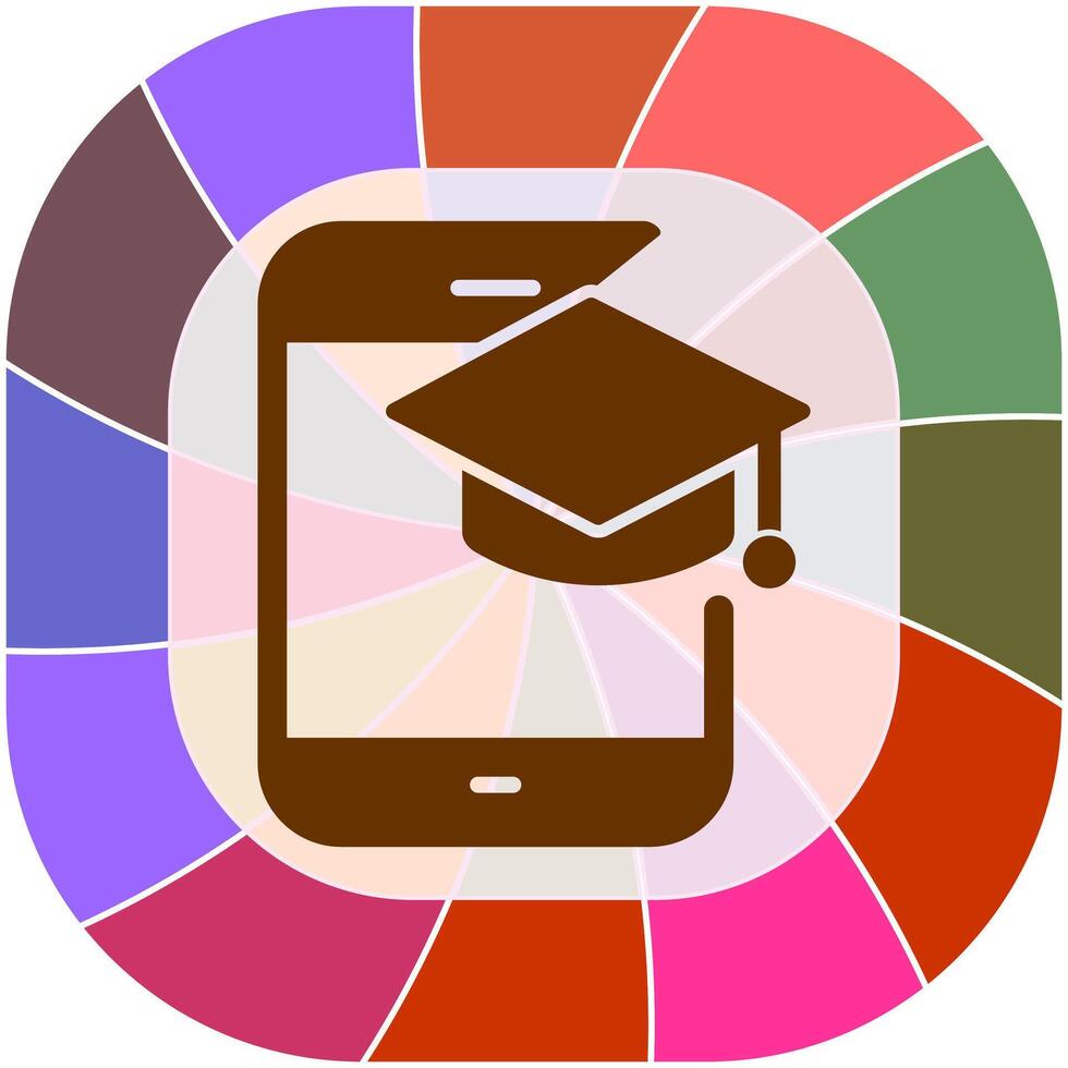 Digital Learning Vector Icon