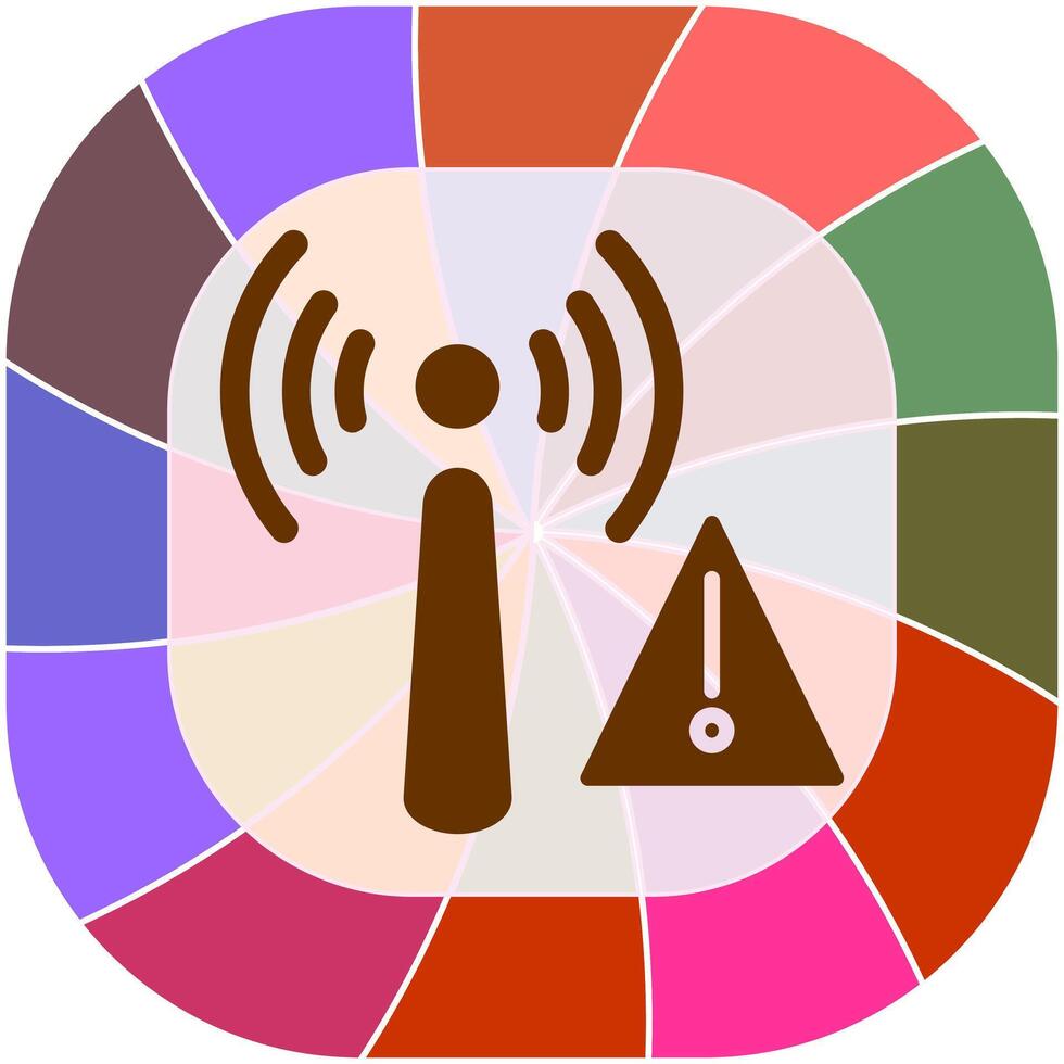 Non Ionizing Radiation Vector Icon