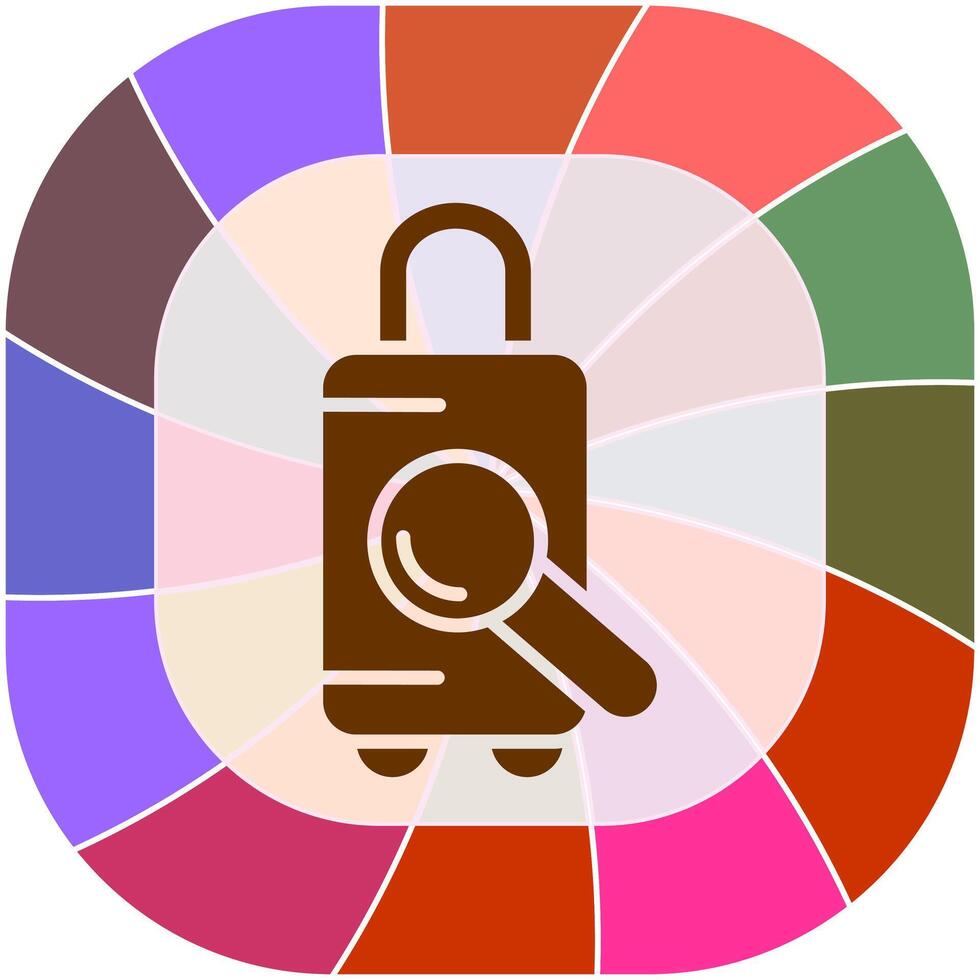 Find Luggage Vector Icon