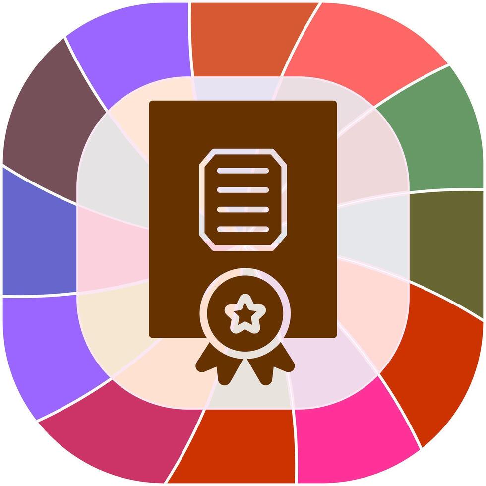 Certificate Vector Icon