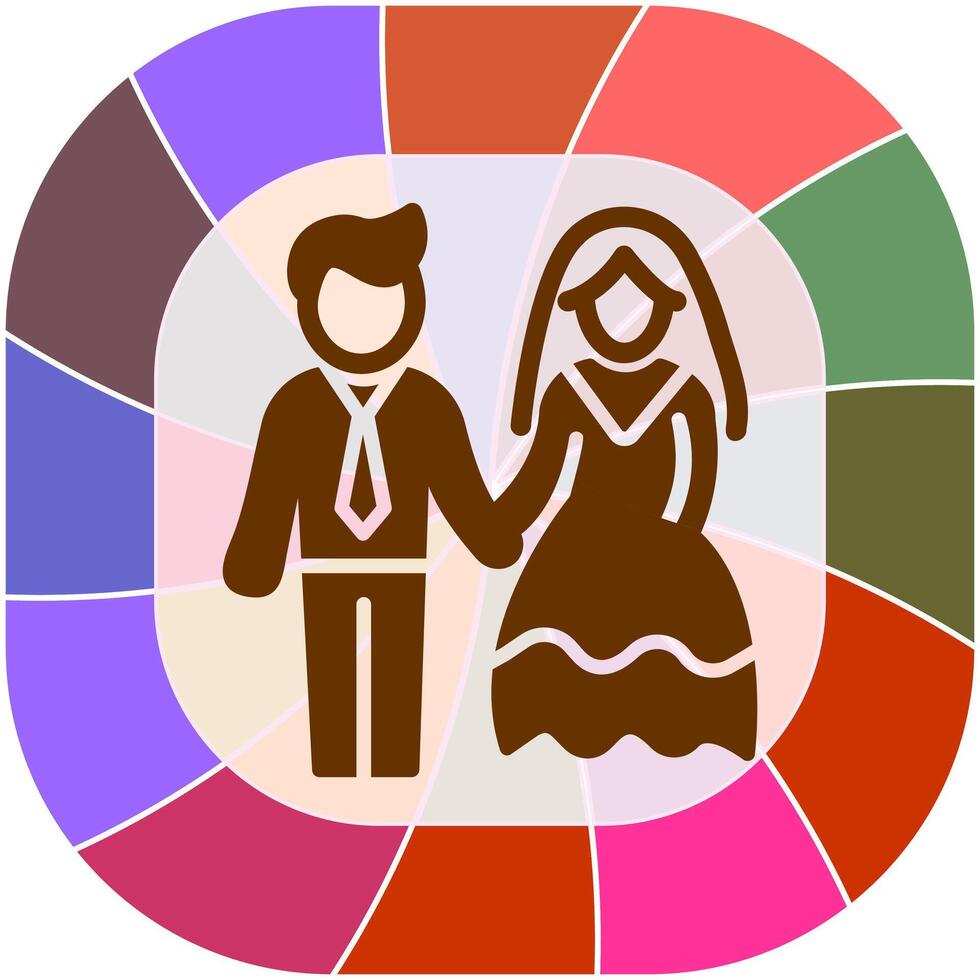 icono de vector de pareja