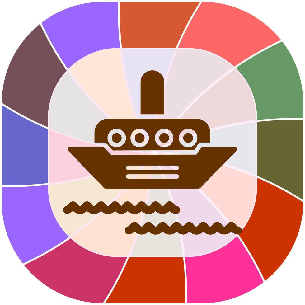 Steamship Vector Icon