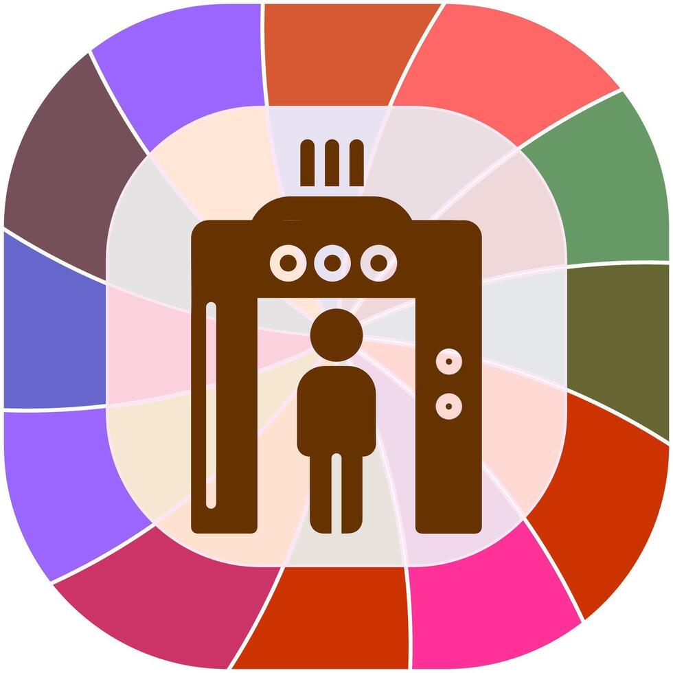 Airport Security Vector Icon