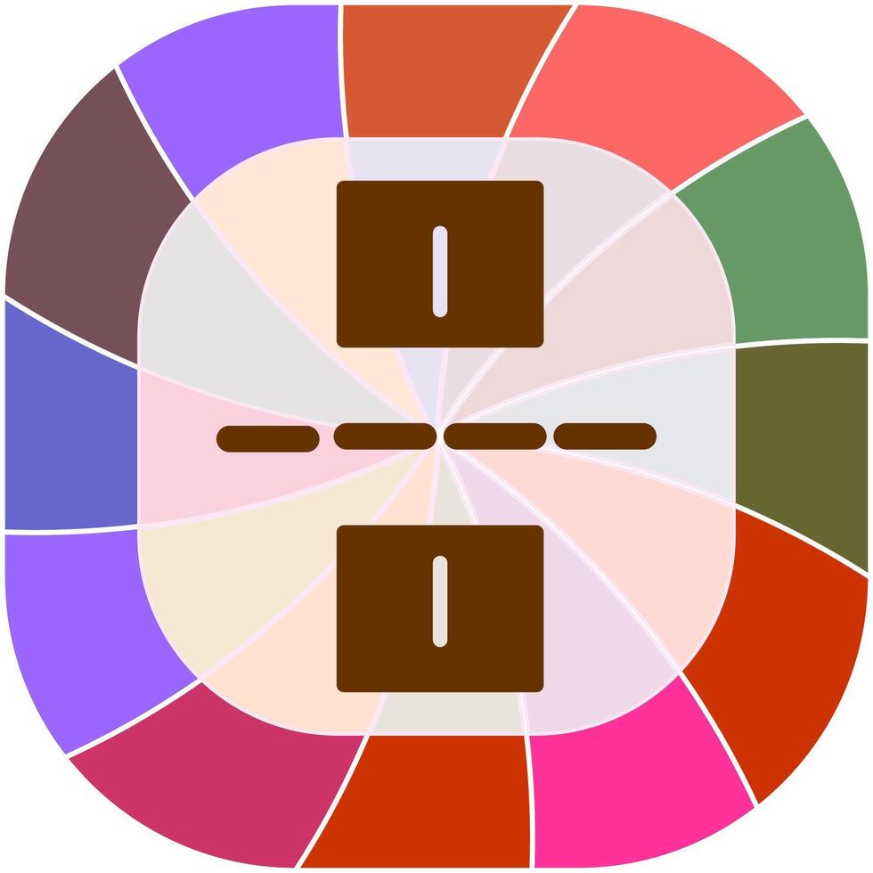 Linked Road Vector Icon