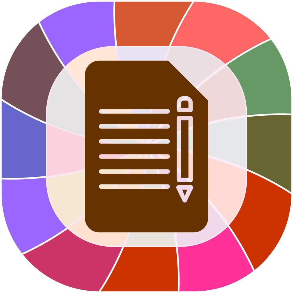 Edit Document Vector Icon