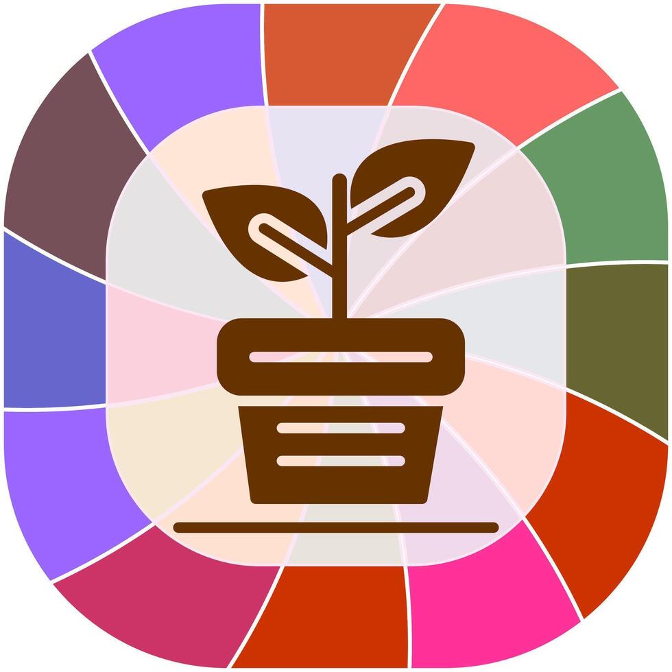 Plant Pot Vector Icon