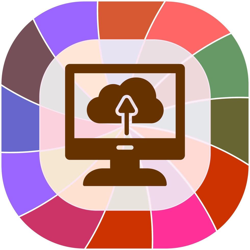 Cloud Backup Vector Icon