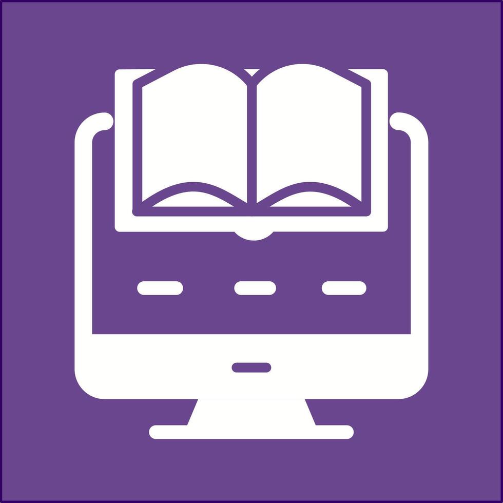 Digital Learning Vector Icon