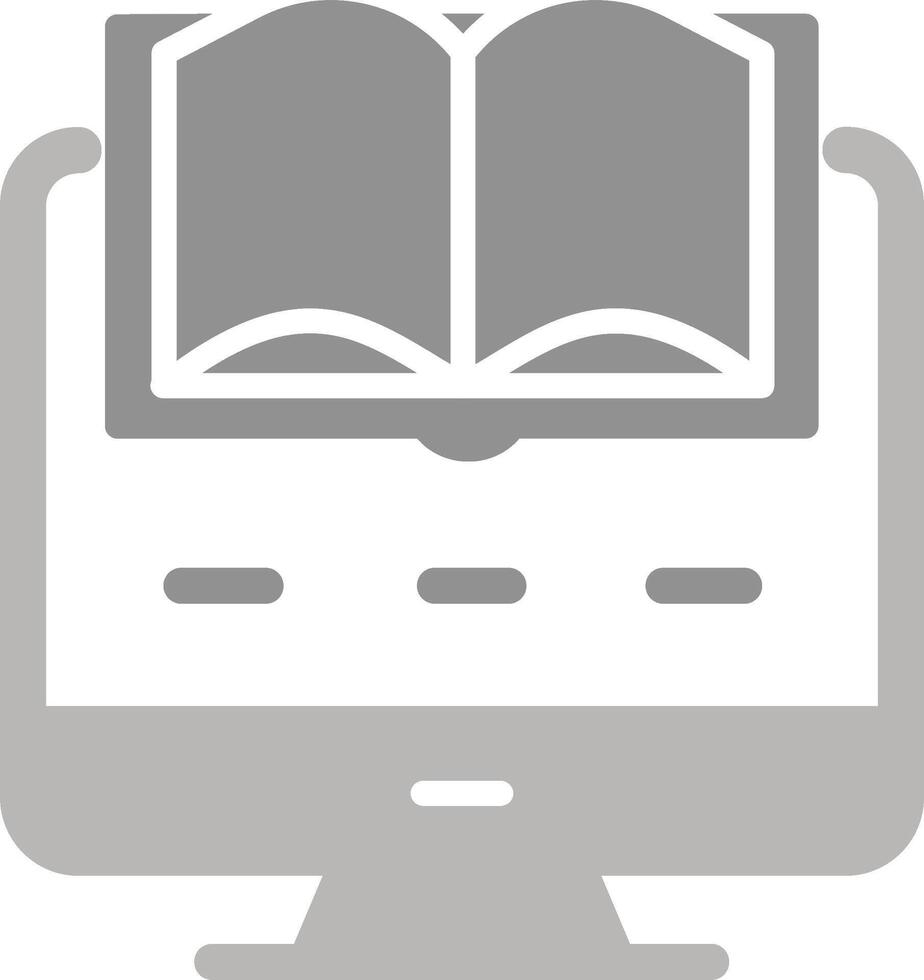 Digital Learning Vector Icon
