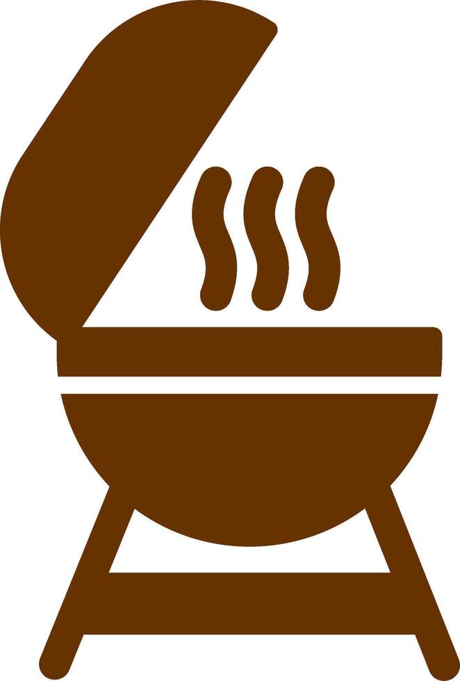 icono de vector de barbacoa