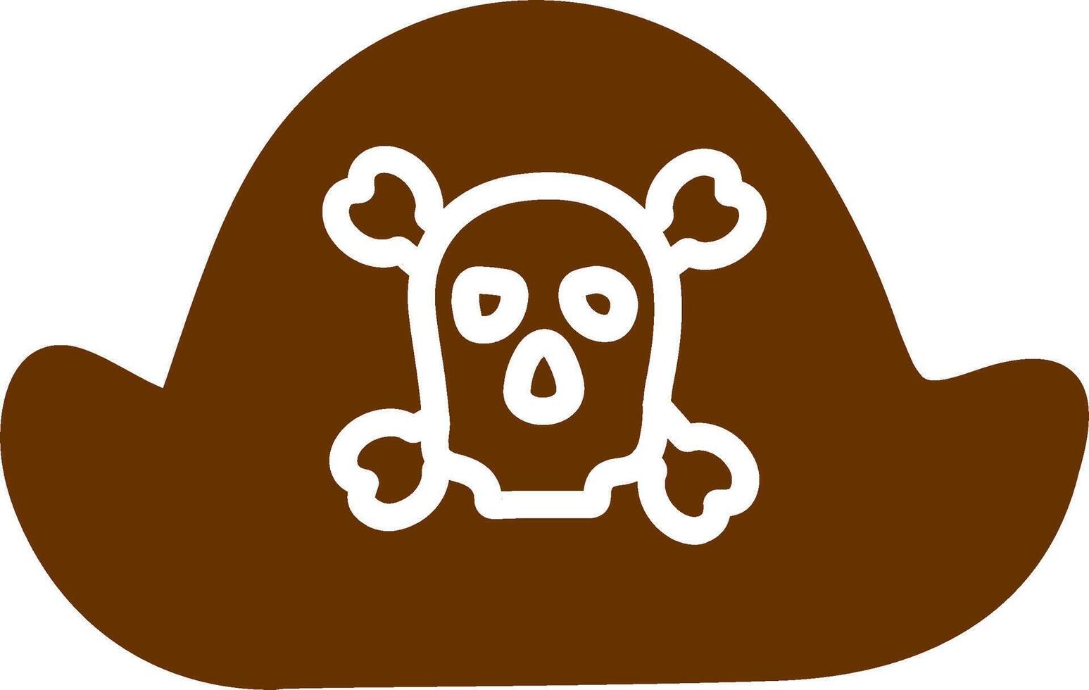 Pirate in Hat Vector Icon