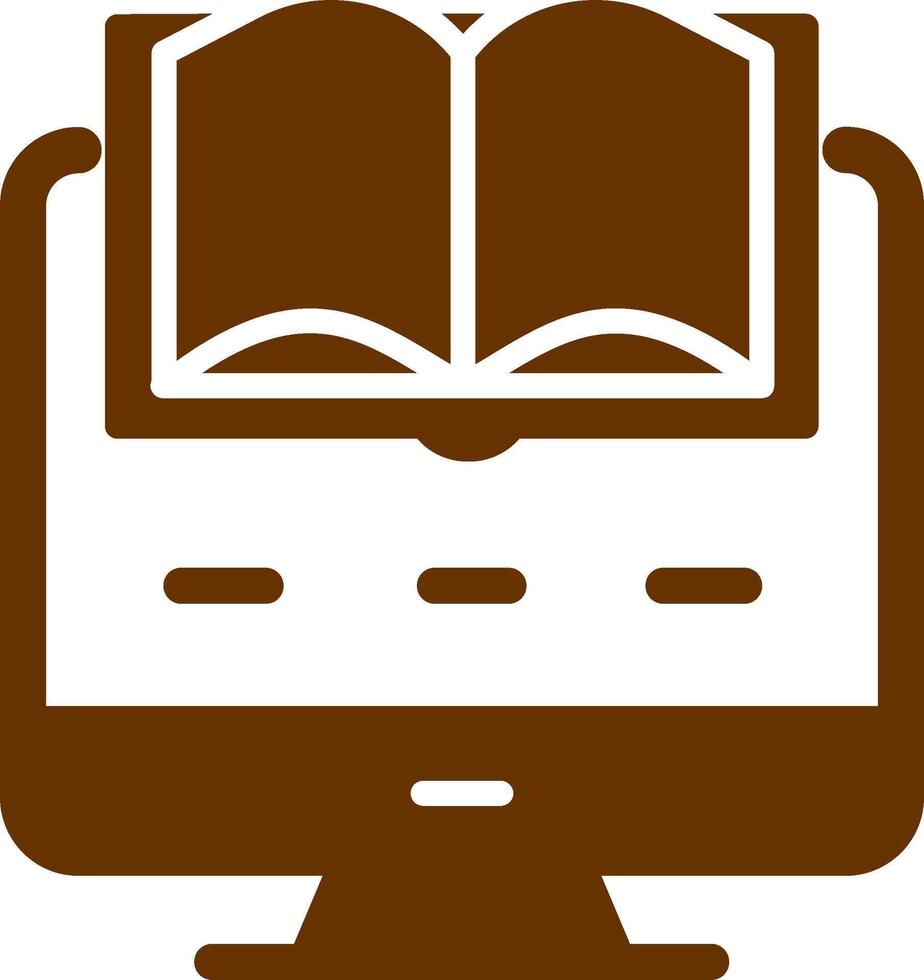 Digital Learning Vector Icon