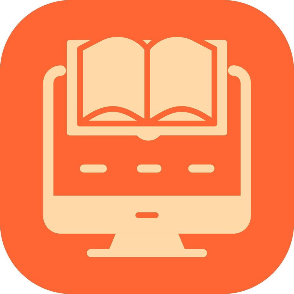 Digital Learning Vector Icon