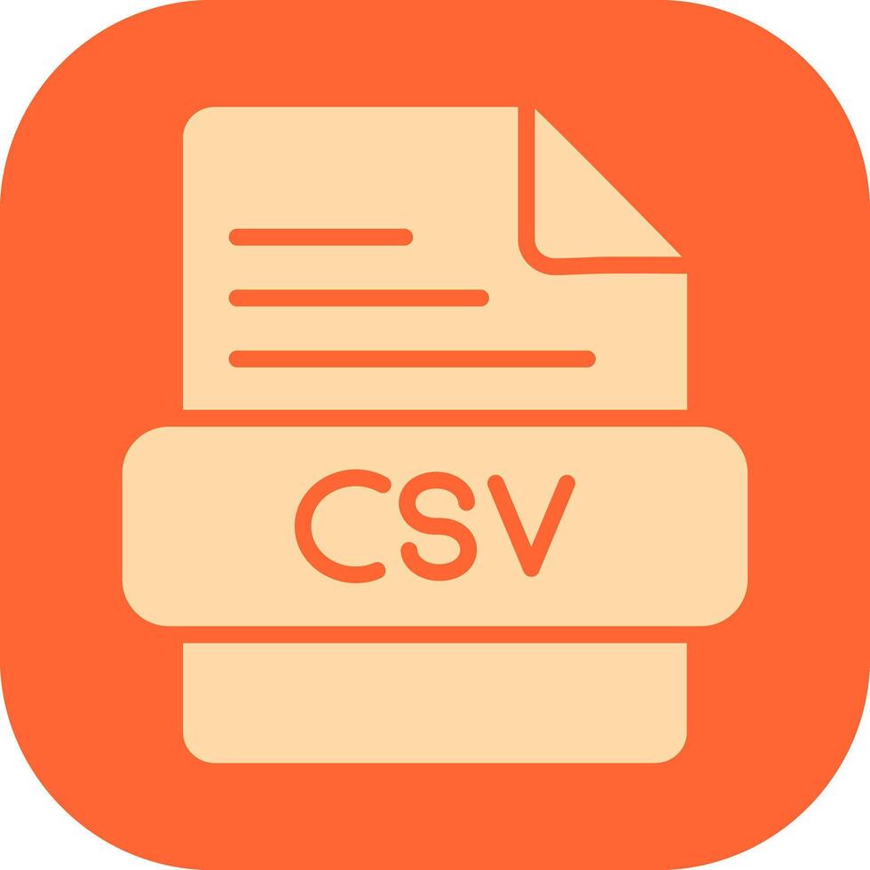 CSV Vector Icon