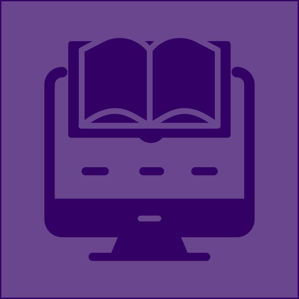 Digital Learning Vector Icon