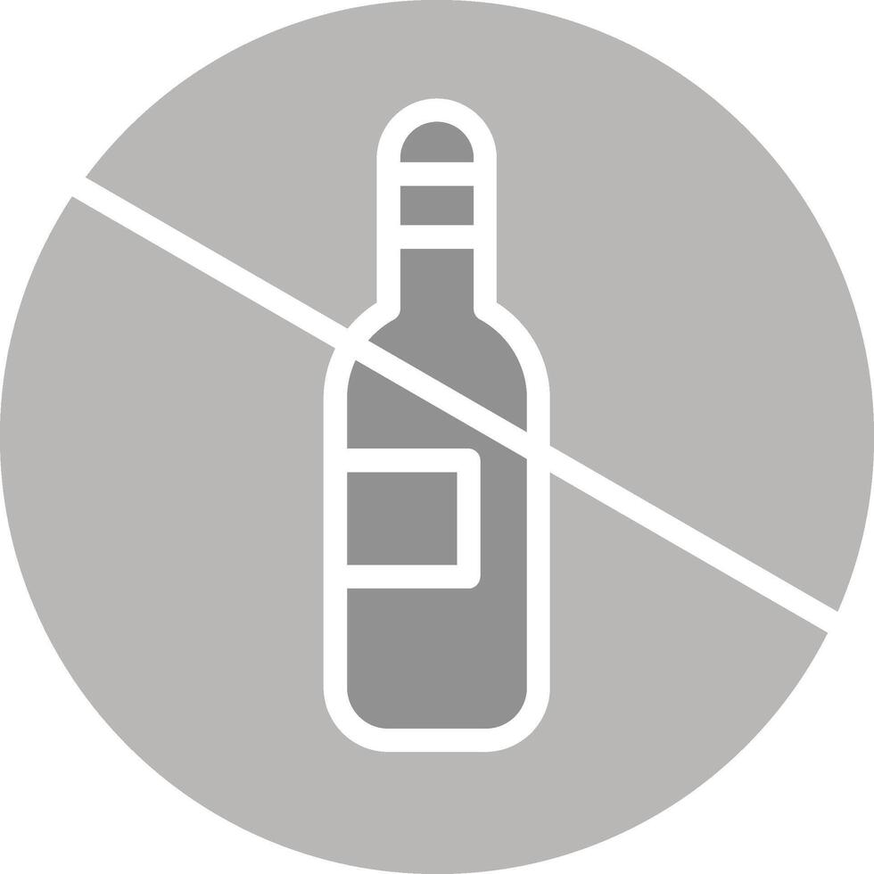 No Drinking Vector Icon