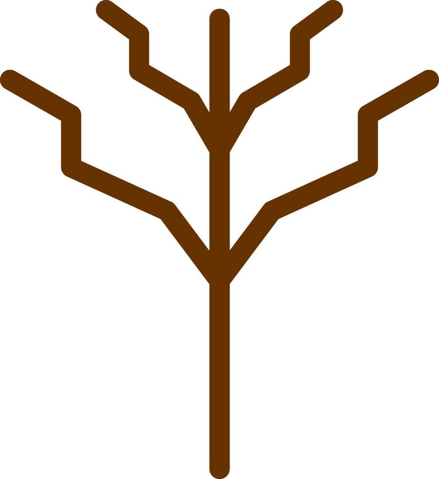Tree with no leaves Vector Icon