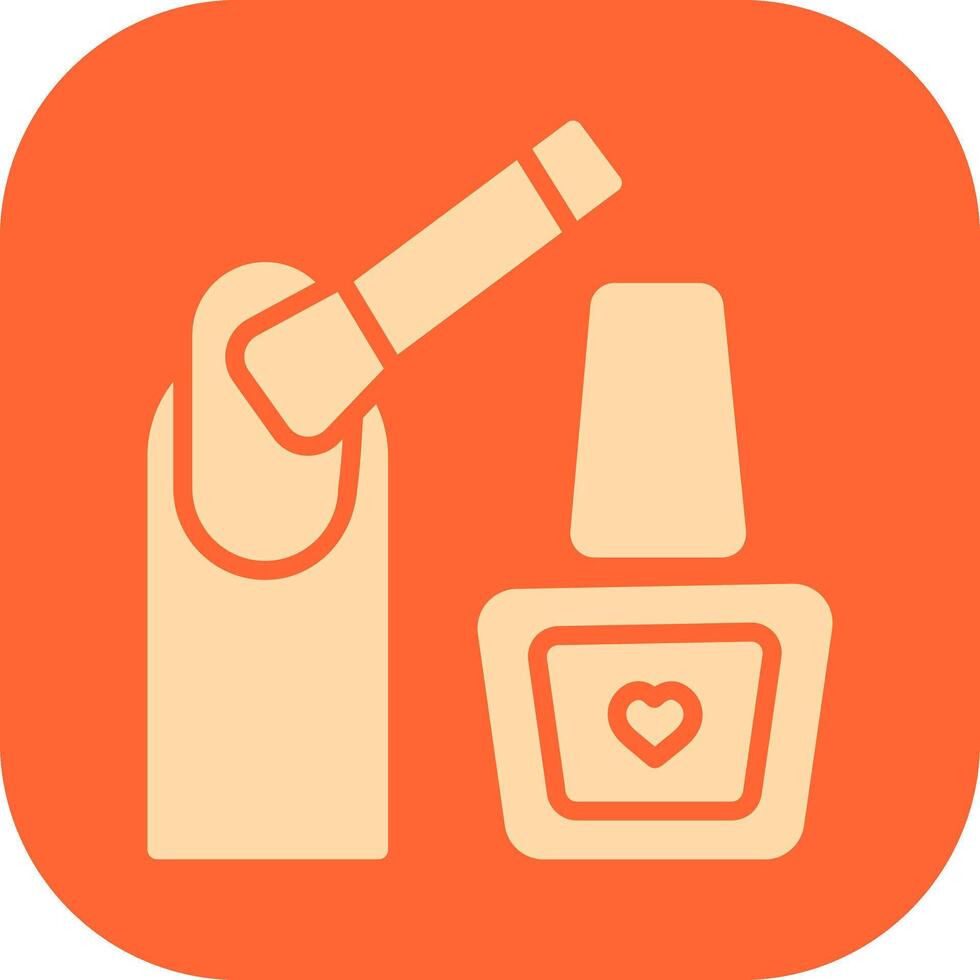 Nail Polish Vector Icon